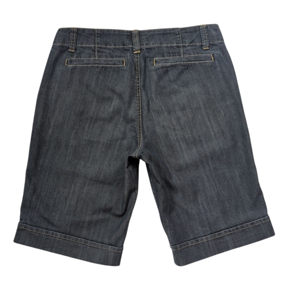 Baccini Bermuda Jean Shorts 10P Blue Pockets - Picture 5 of 14